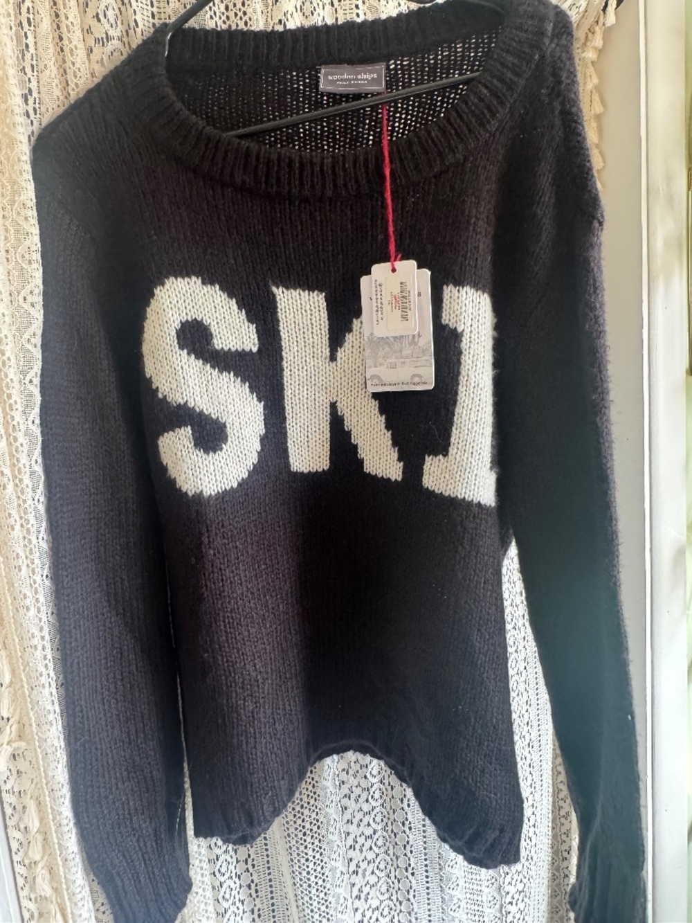Mohair/wool blend SKI Sweater